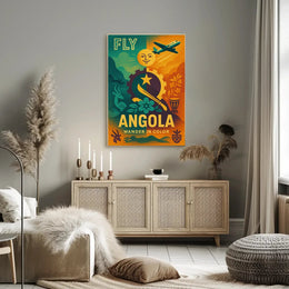 Explore Angola's Vibrancy and Culture with Travel Poster PosterGoat