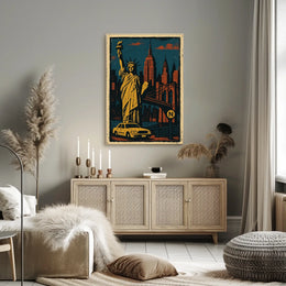Iconic New York Vintage Poster For City Lovers Collectors