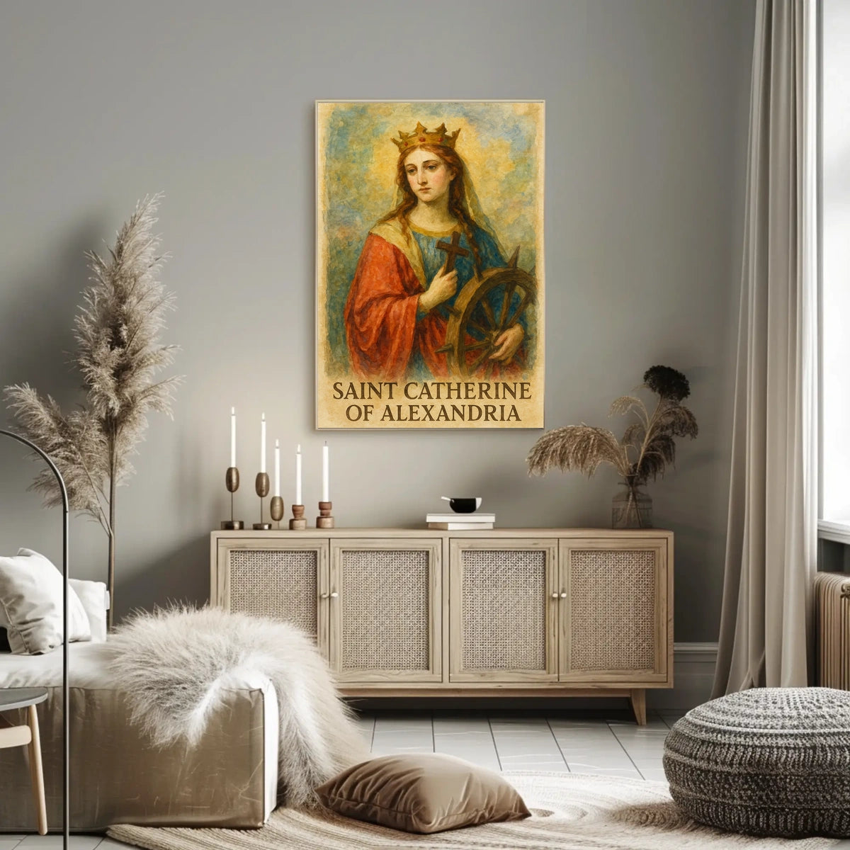Saint Catherine of Alexandria Poster