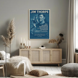 Celebrating a Legend Jim Thorpe Poster