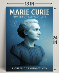 Marie Curie Pioneer of Radioactivity Poster PosterGoat