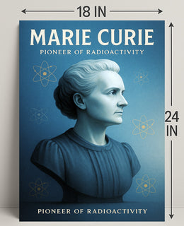 Marie Curie Pioneer of Radioactivity Poster PosterGoat