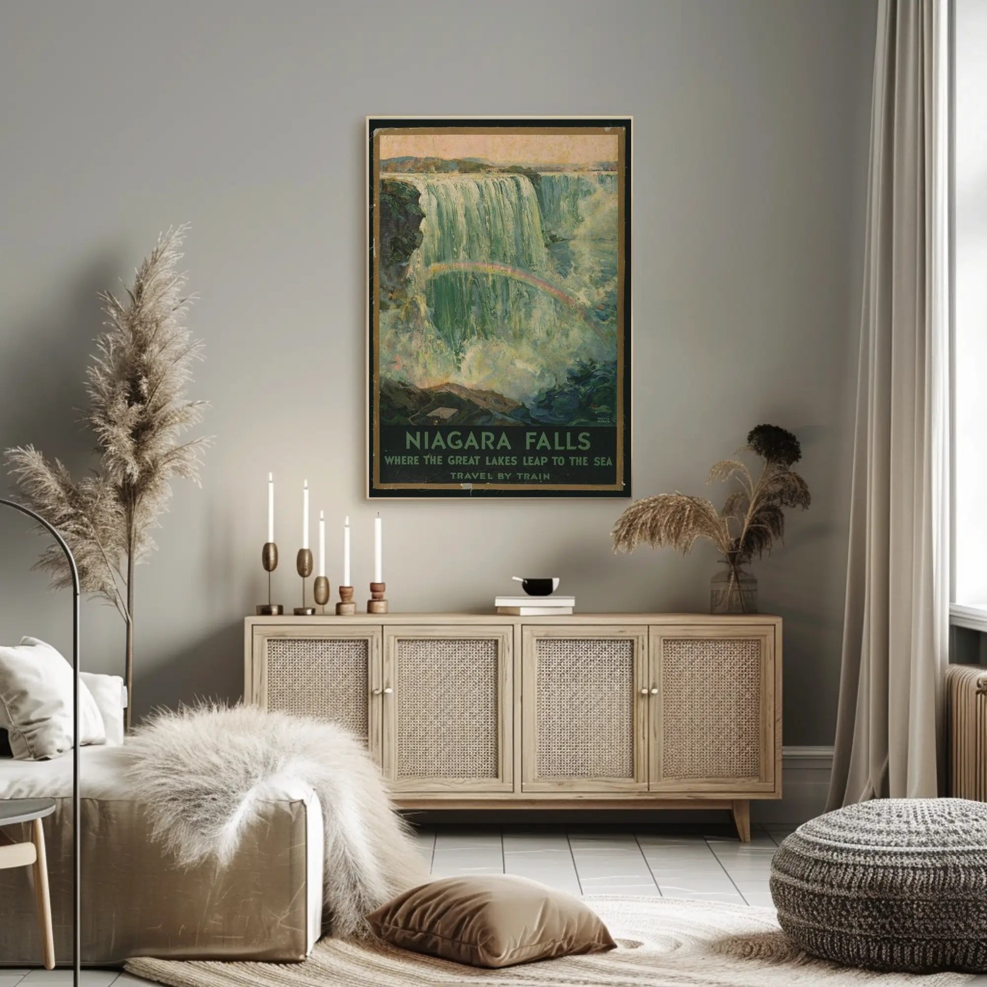 Niagara Falls Travel Poster PosterGoat