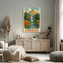 Oregon Scenic Landscape Poster