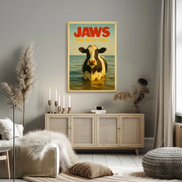 Jaws The Moo-Ving Poster