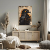 Mystical Raven Art Print Animal Poster