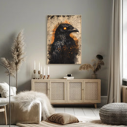 Mystical Raven Art Print Animal Poster