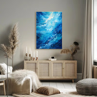 Oceanic Whirl Poster