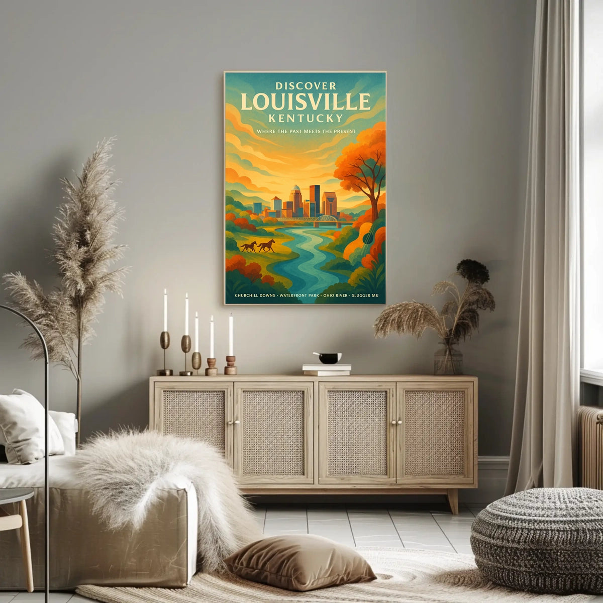 Discover Louisville, Kentucky Poster