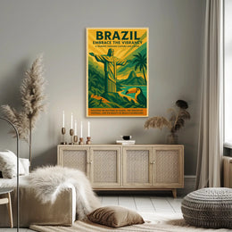 Brazil Embrace the Vibrancy Poster