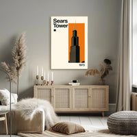 Sears Tower Travel Poster