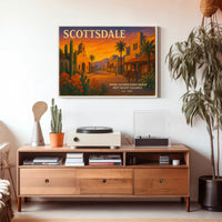 Scottsdale Southwestern Charms Travel Poster