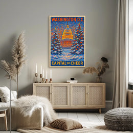 Capital Of Cheer In Washington DC Landscape Poster