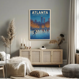 Atlanta Southern Snowfall Poster