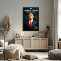 Donald Trump 47th President Poster