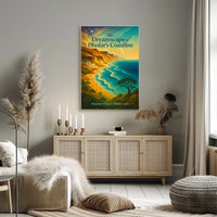 Dhofar Coastal Beauty: Abstract Art Travel Poster