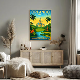 Discover Orlando, Florida Poster PosterGoat