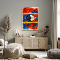 Vibrant Abstract Expression Abstract Poster
