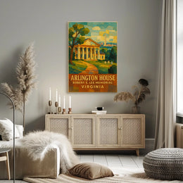 Arlington House Robert E. Lee Memorial Poster