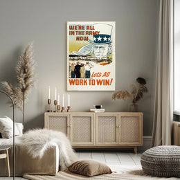 Unity on the Home Front WWII Poster