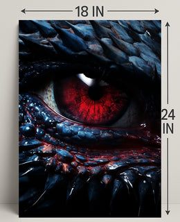 The DragonS Gaze Poster
