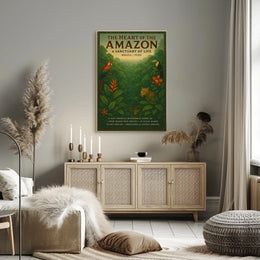 The Heart of the Amazon A Sanctuary of Life Poster