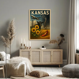 Kansas A Land of Diversity Poster