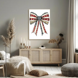 patriotic bow Poster