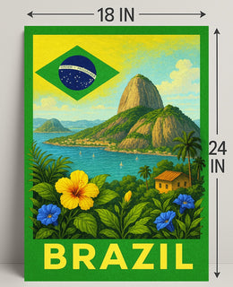 Discover Brazil Poster PosterGoat