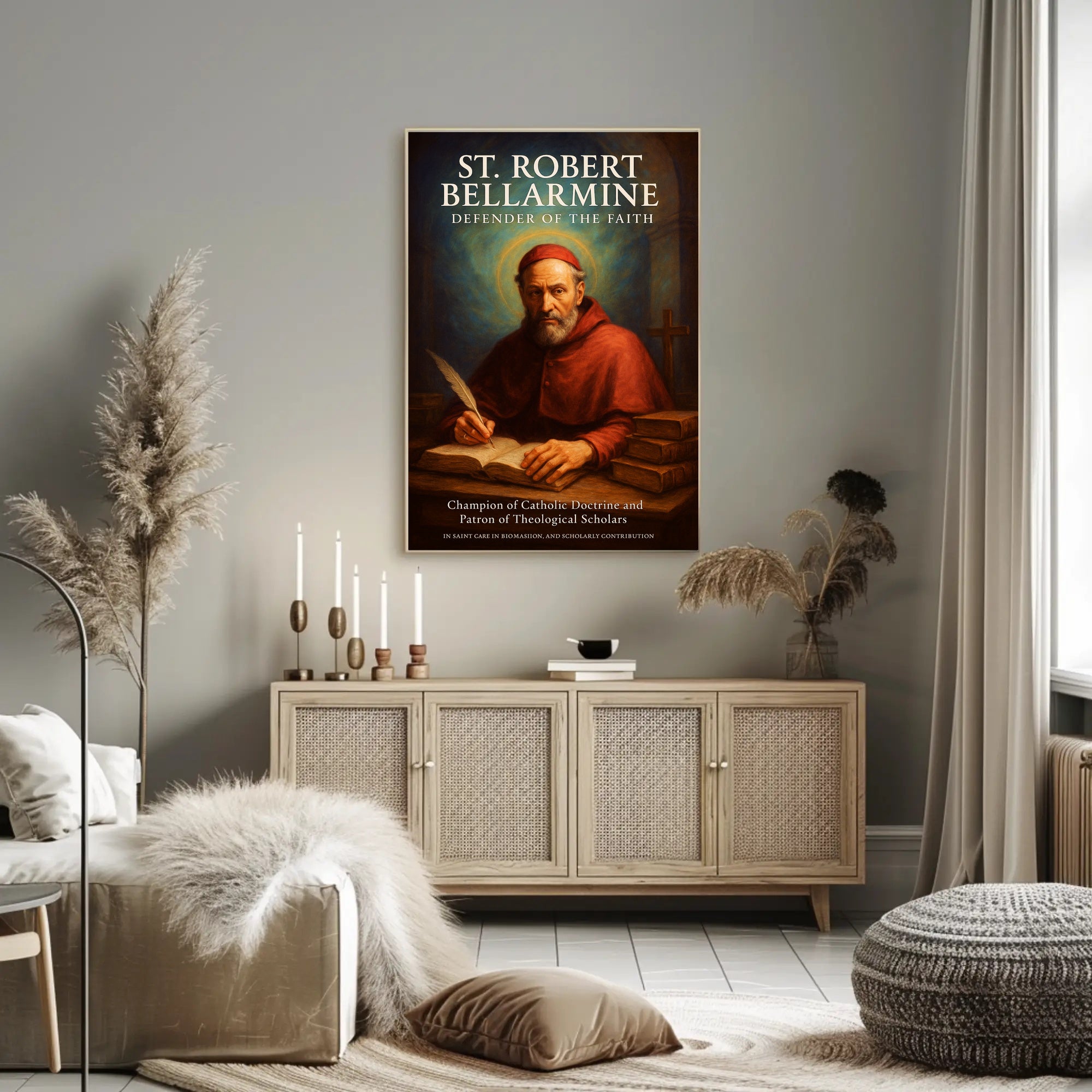 St. Robert Bellarmine Defender of the Faith Poster PosterGoat