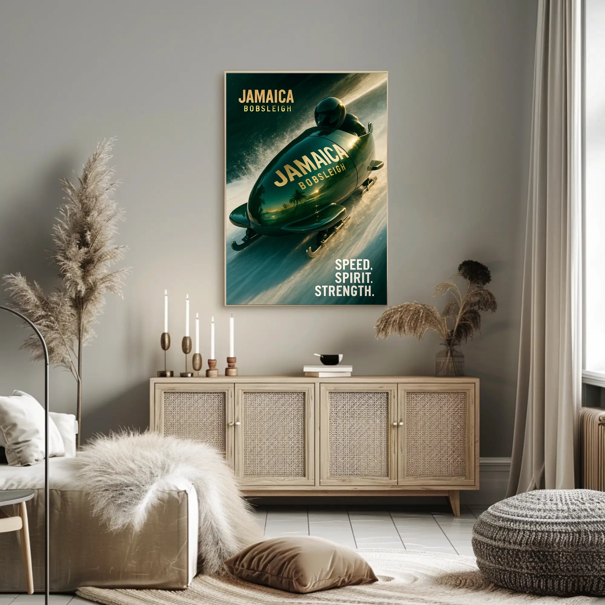 Jamaica Bobsleigh Poster