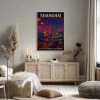 Shanghai City of Lights Legends Poster
