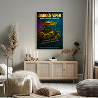 Gaboon Viper Natures Master of Camouflage Poster