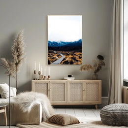Pathway Through The Mountains Poster