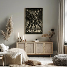 Ice-Skating Romance Poster