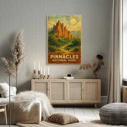 Pinnacles National Park California Landscapes Photography Realism Travel Enthusiast Gift Poster
