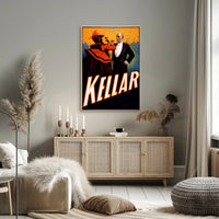 Kellar Vintage Magic Show Poster - Abstract, Artistic, or Pop Culture Poster