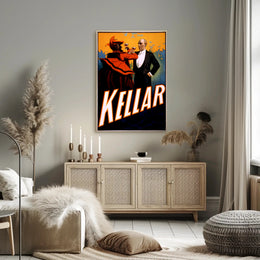 Kellar Vintage Magic Show Poster - Abstract, Artistic, or Pop Culture Poster