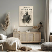 George Washington Vintage Presidential Historical Poster PosterGoat