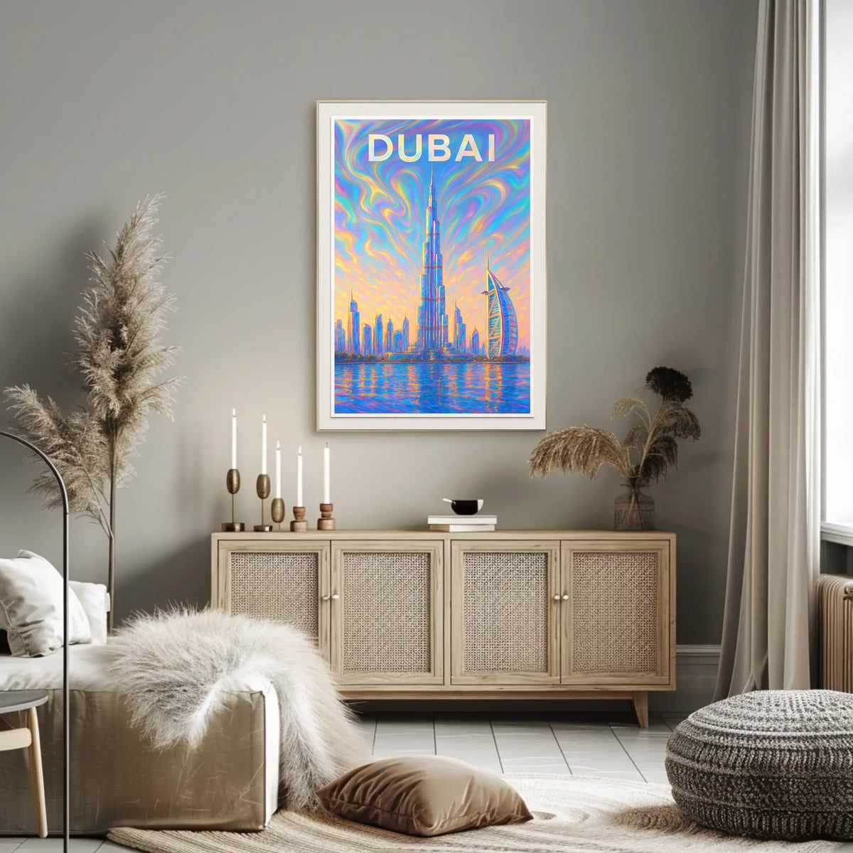 Dubai Skyline Poster