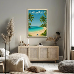 Matira Beach Bora Boras Jewel Poster
