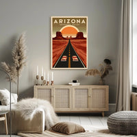 Journey Through Monument Valley Poster
