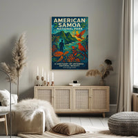 American Samoa National Park Untamed Beauty National Park Poster