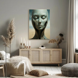 Ethereal Serenity In The Desert Poster