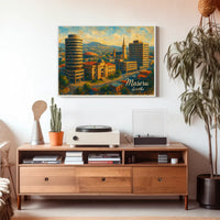 Maseru Cityscape Wanderlust Photography Realism Poster
