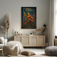 Thailand's Traditional Dancers Celebrate Rich Cultural Heritage Poster