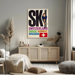 Ski Switzerland Poster