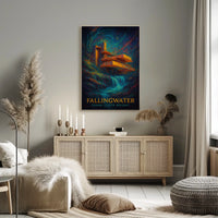 Fallingwater Frank Lloyd Wright Poster