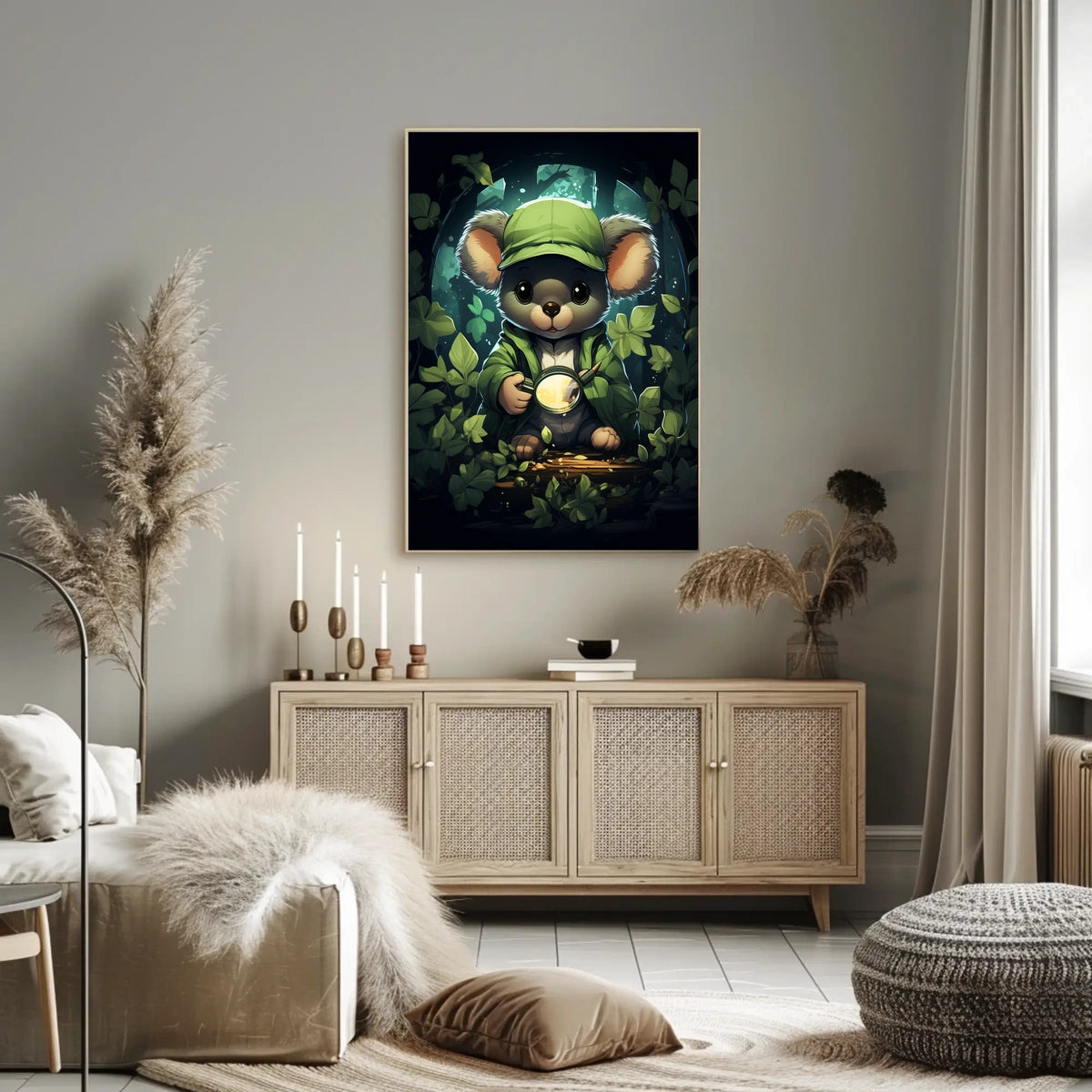 Curious Koalas Adventure Poster
