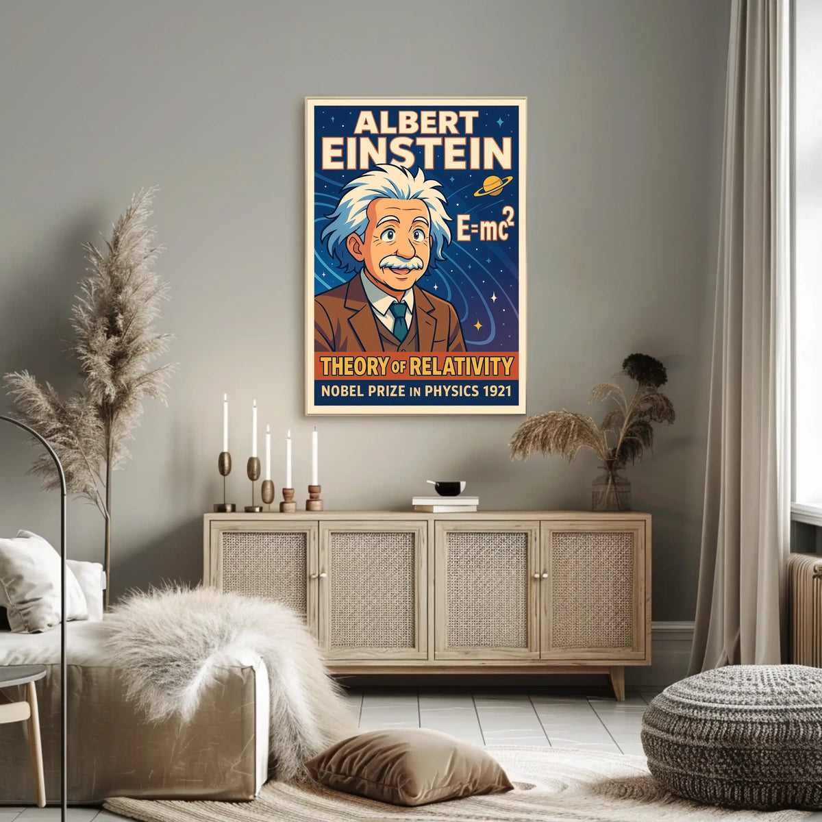 Albert Einstein Theory Of Relativity Poster